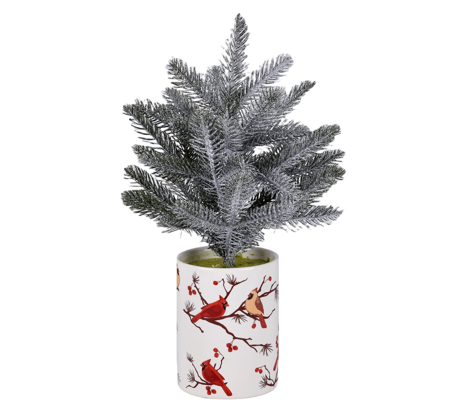 "As Is" Temp-tations Seasonal 14" TabletopTree w/ Decorative Base