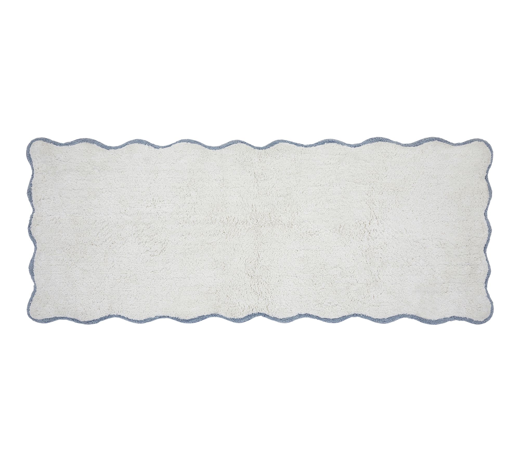VCNY Home Scallop Cotton Bath Runner, 24" x 60"