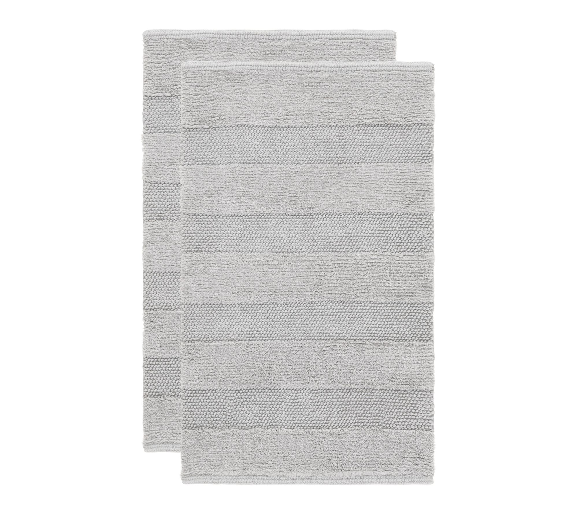 SAFAVIEH Harper Striated 1'-8" X 2'-8" Bathmat(Set of 2)