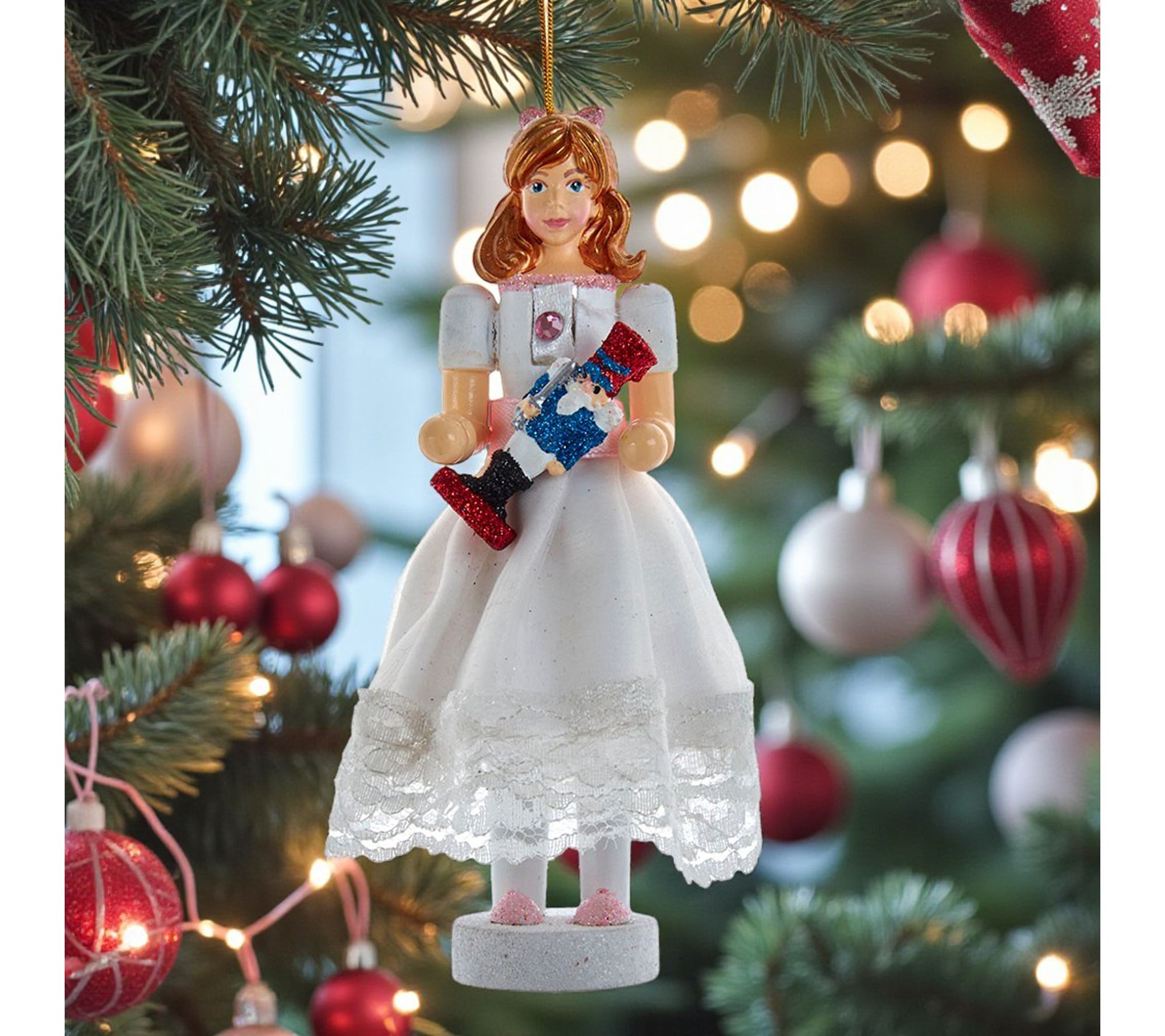 RC Home Decor -Set of 3 Clara Nutcracker Ornaments