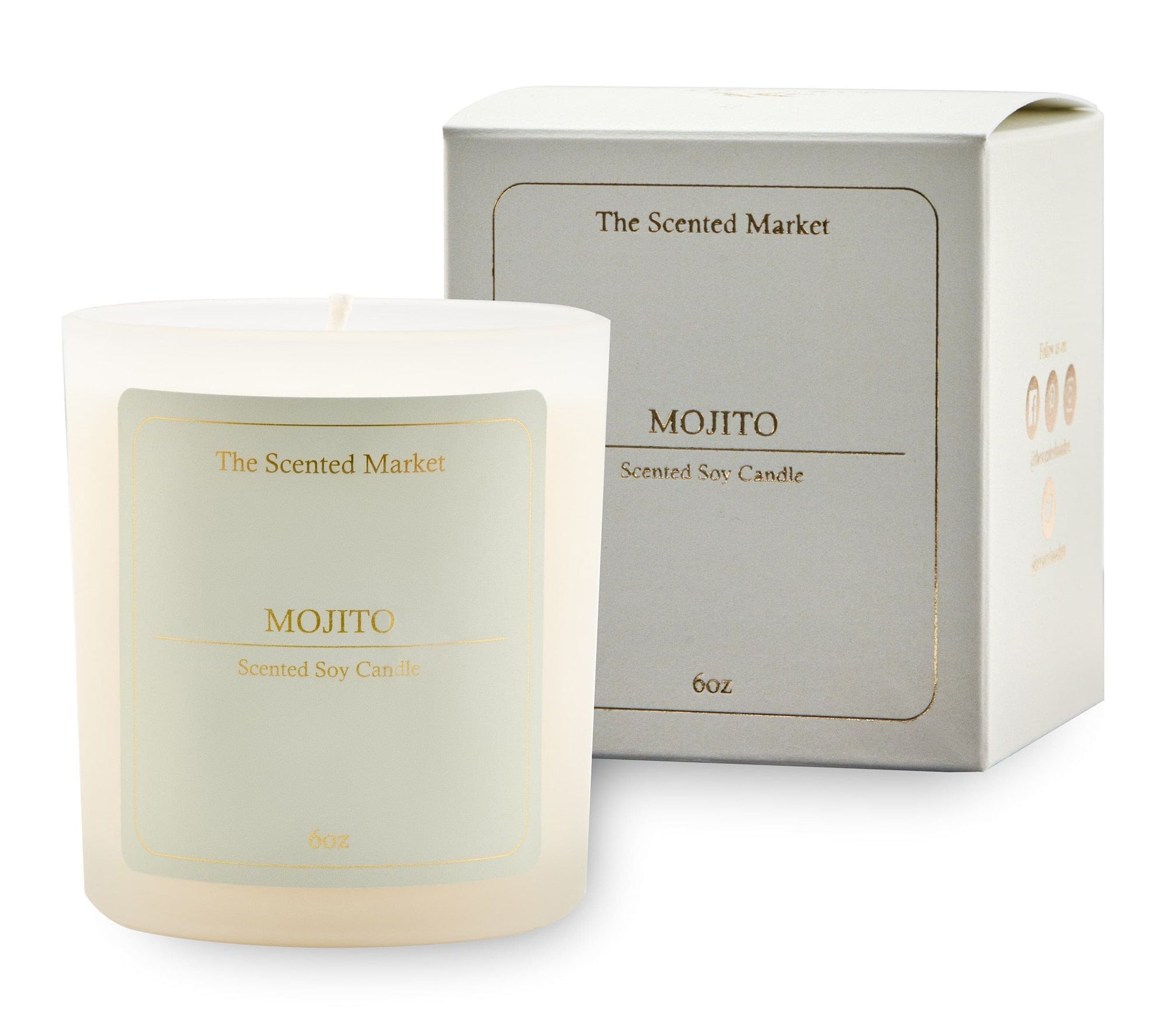The Scented Market Cocktail Scented Soy Candlew/ 40hr Burn