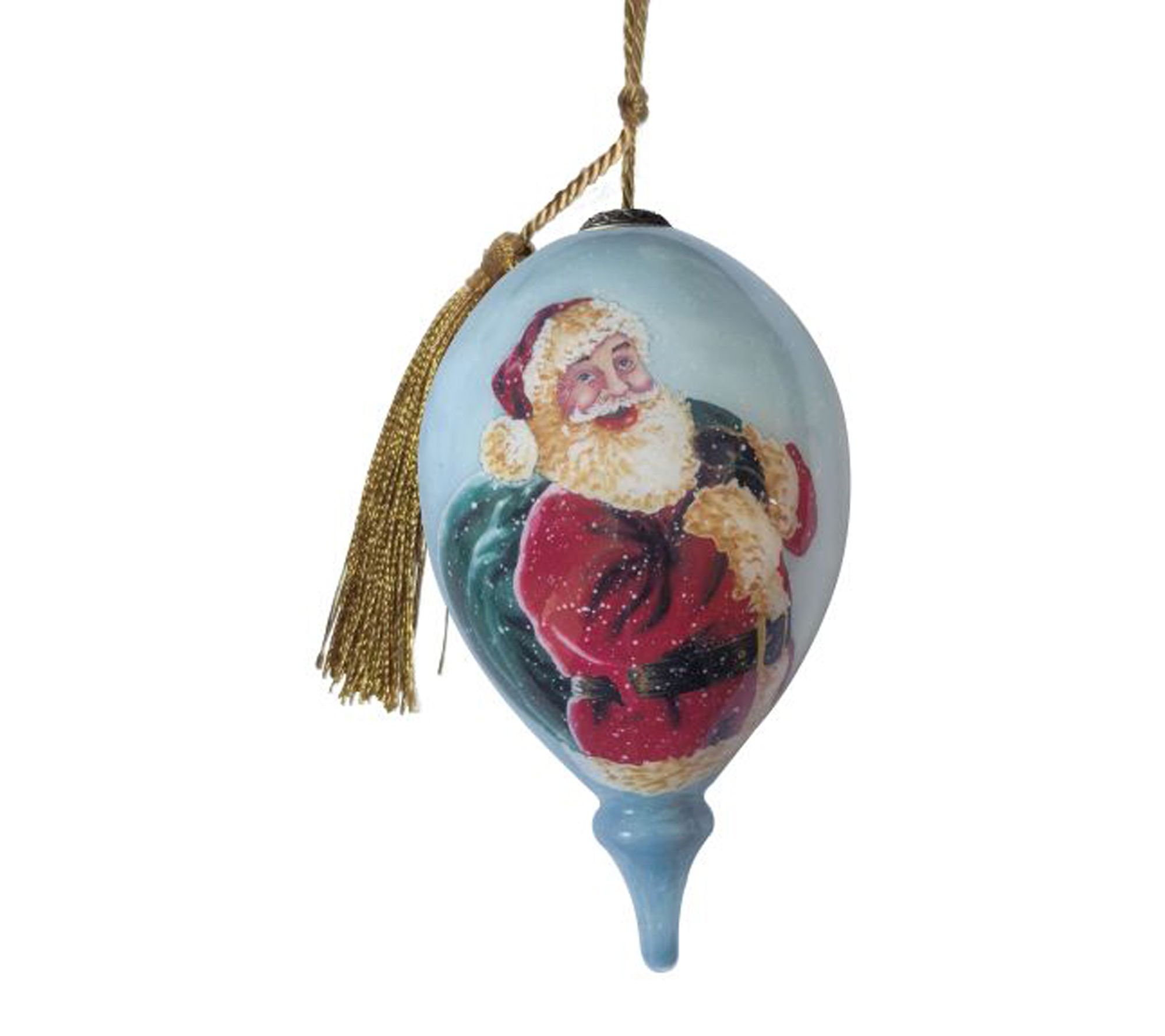 Inner Beauty Gifts 6 inch Here Comes Santa Clau s Ornament
