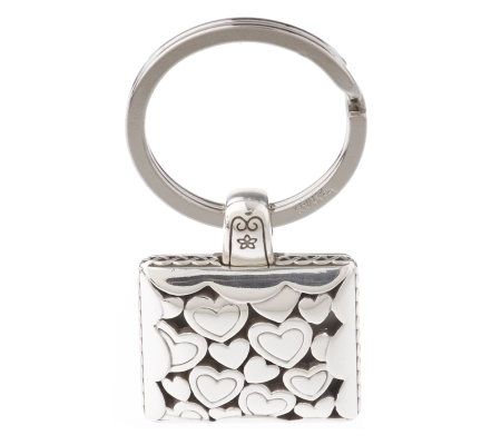 Brighton Silvertone Go Lightly Key Fob - QVC.com