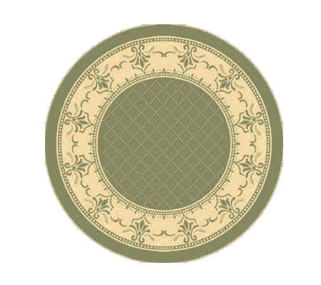 Safavieh Courtyard Trellis Vine 5'3" Rug Round