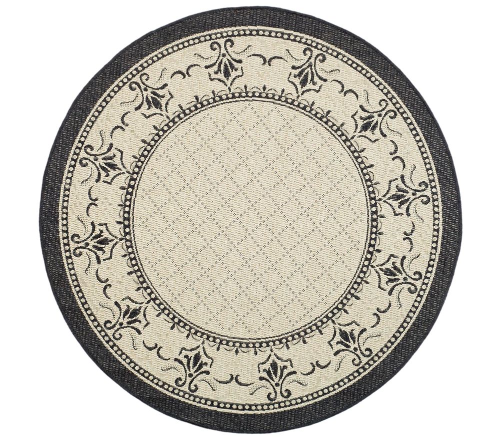 Safavieh Courtyard Trellis Vine 5'3" Rug Round