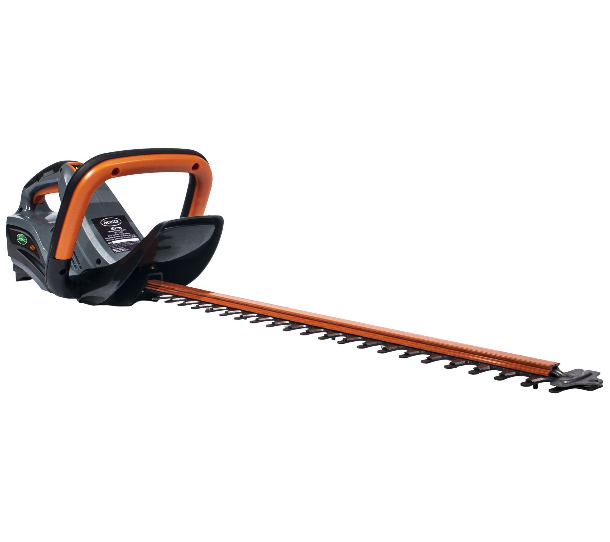 Scotts 40Volt 24Inch Cordless Hedge Trimmer W/Blade Cover