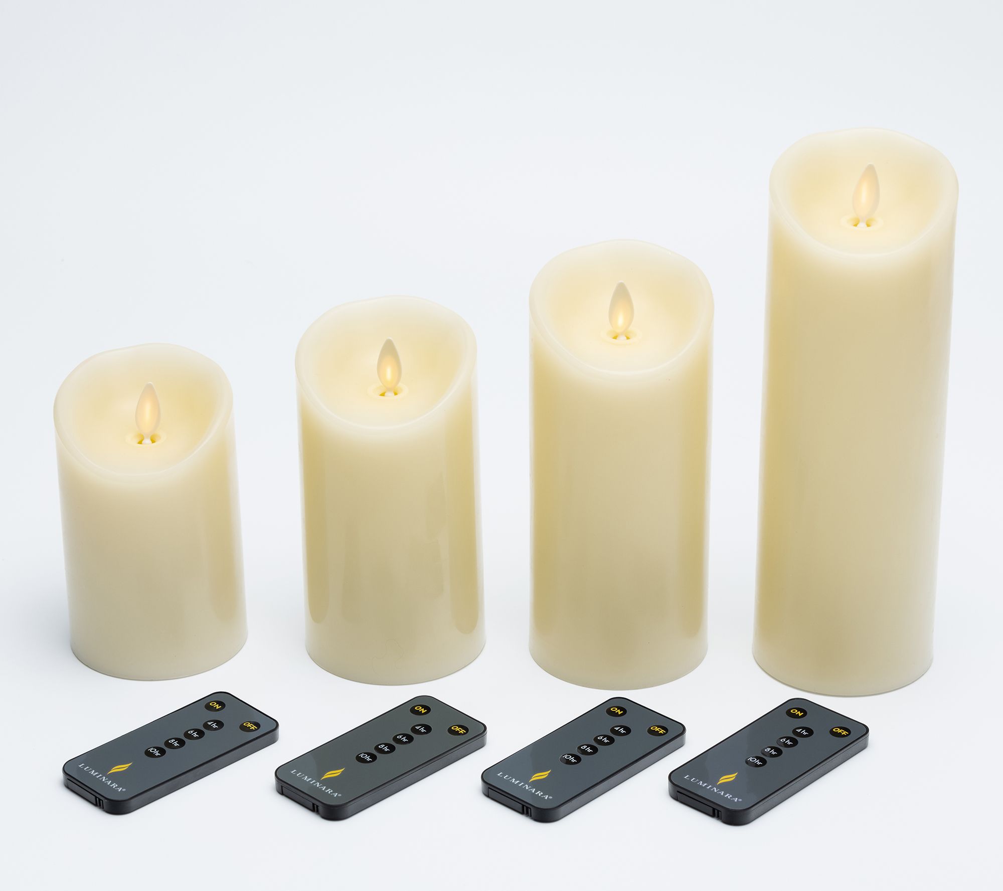 Luminara Set of (4) 3.0" Diameter Candles