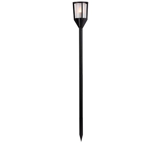 38" Black Solar Illumaflame Stake by Gerson Co
