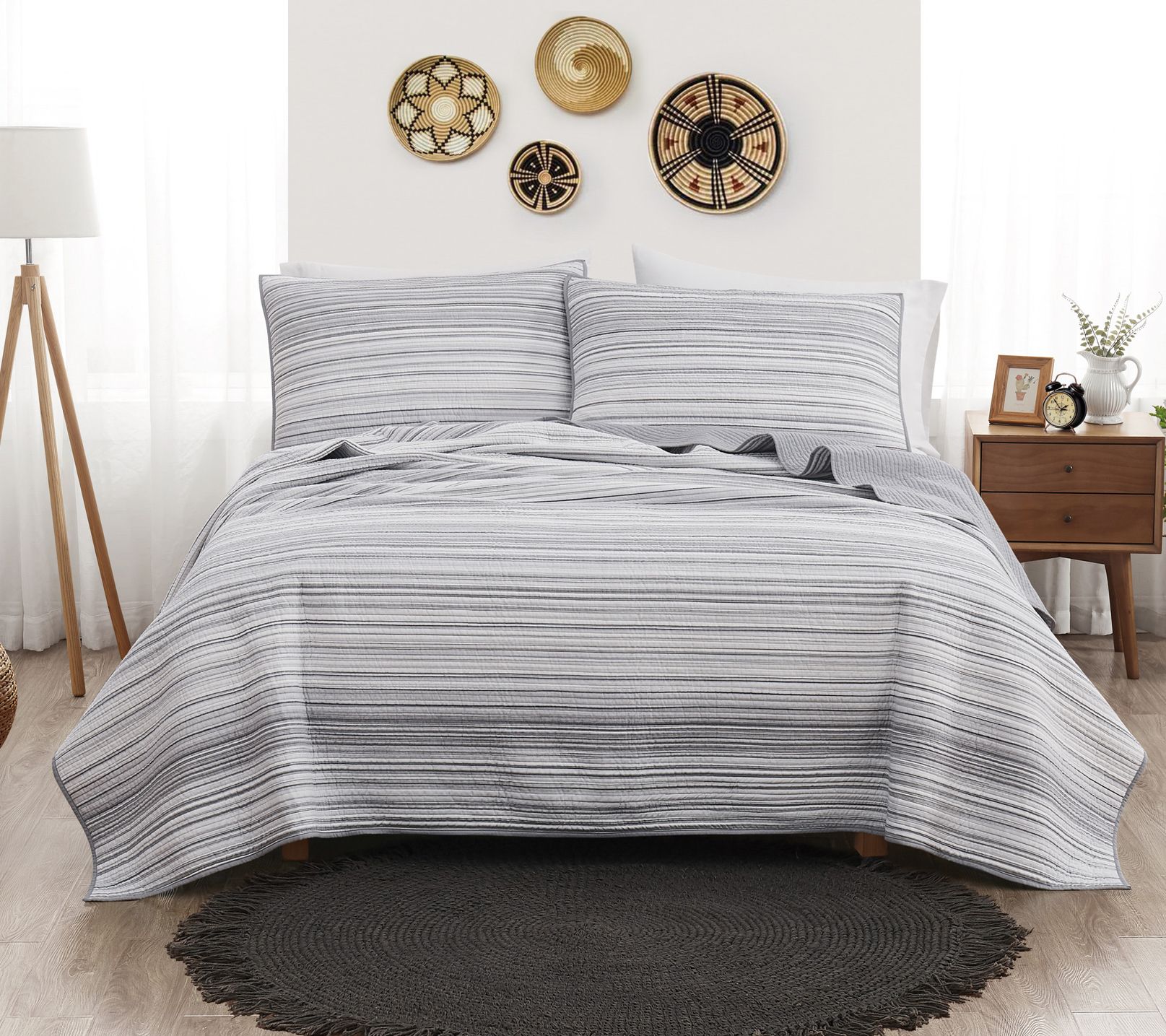 Brooklyn Loom Yarn Dye King Quilt Set