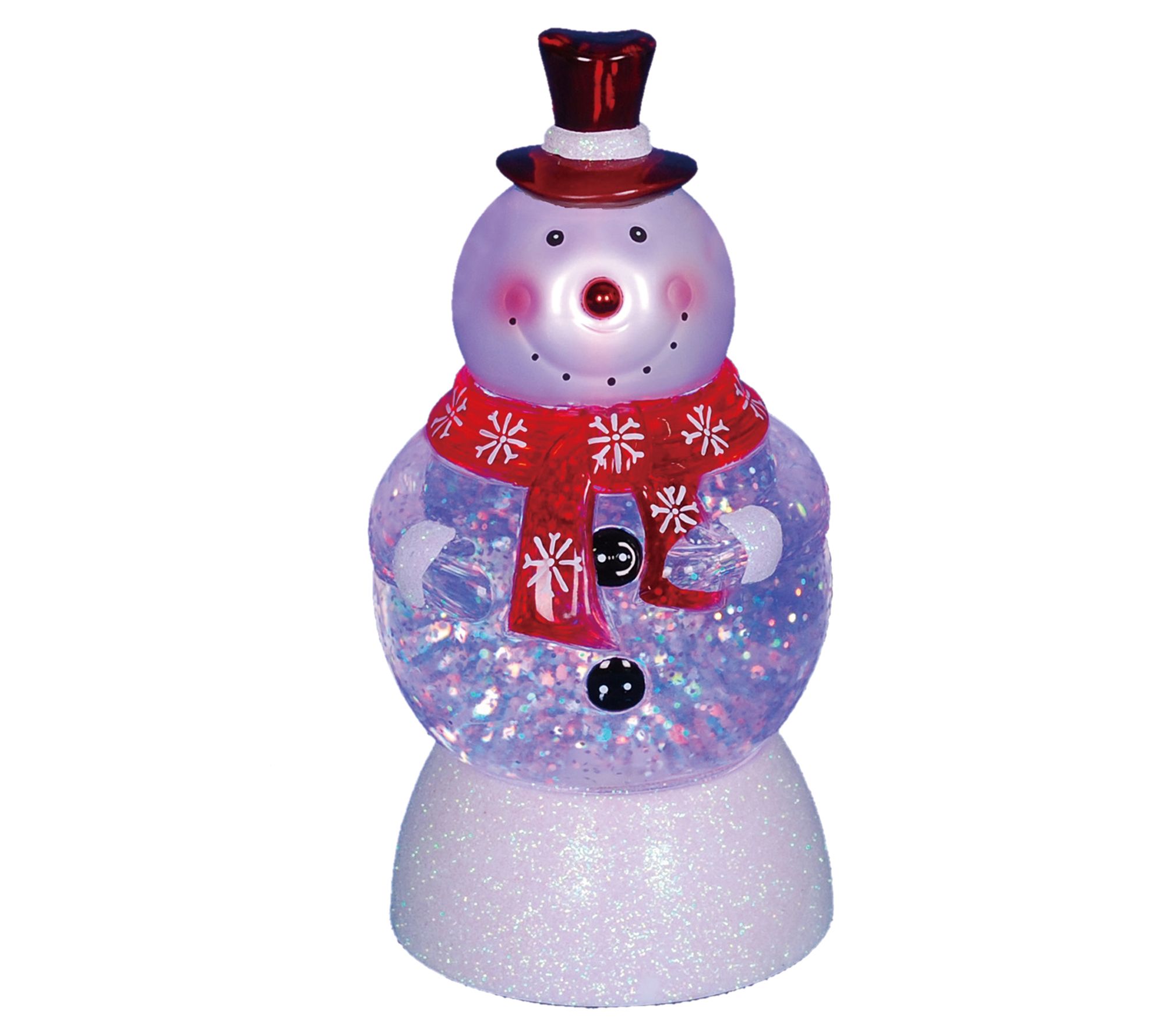 Northlight 7.5" Snowman w/ Top Hat Snow Globe Figure