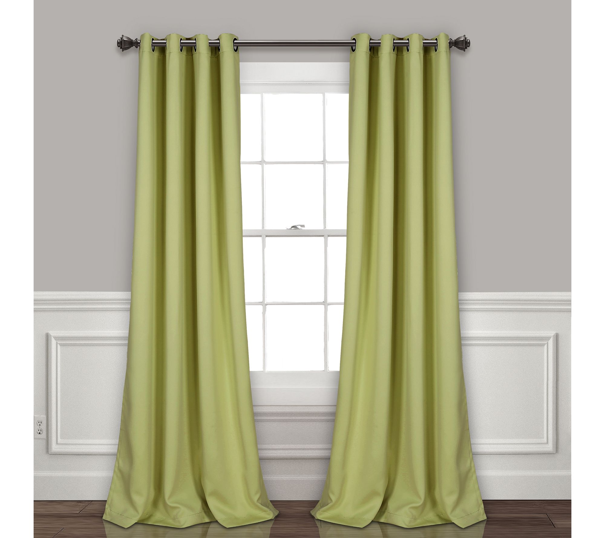 Grommet Blackout 52" x 84" Window Curtains by Lush Decor