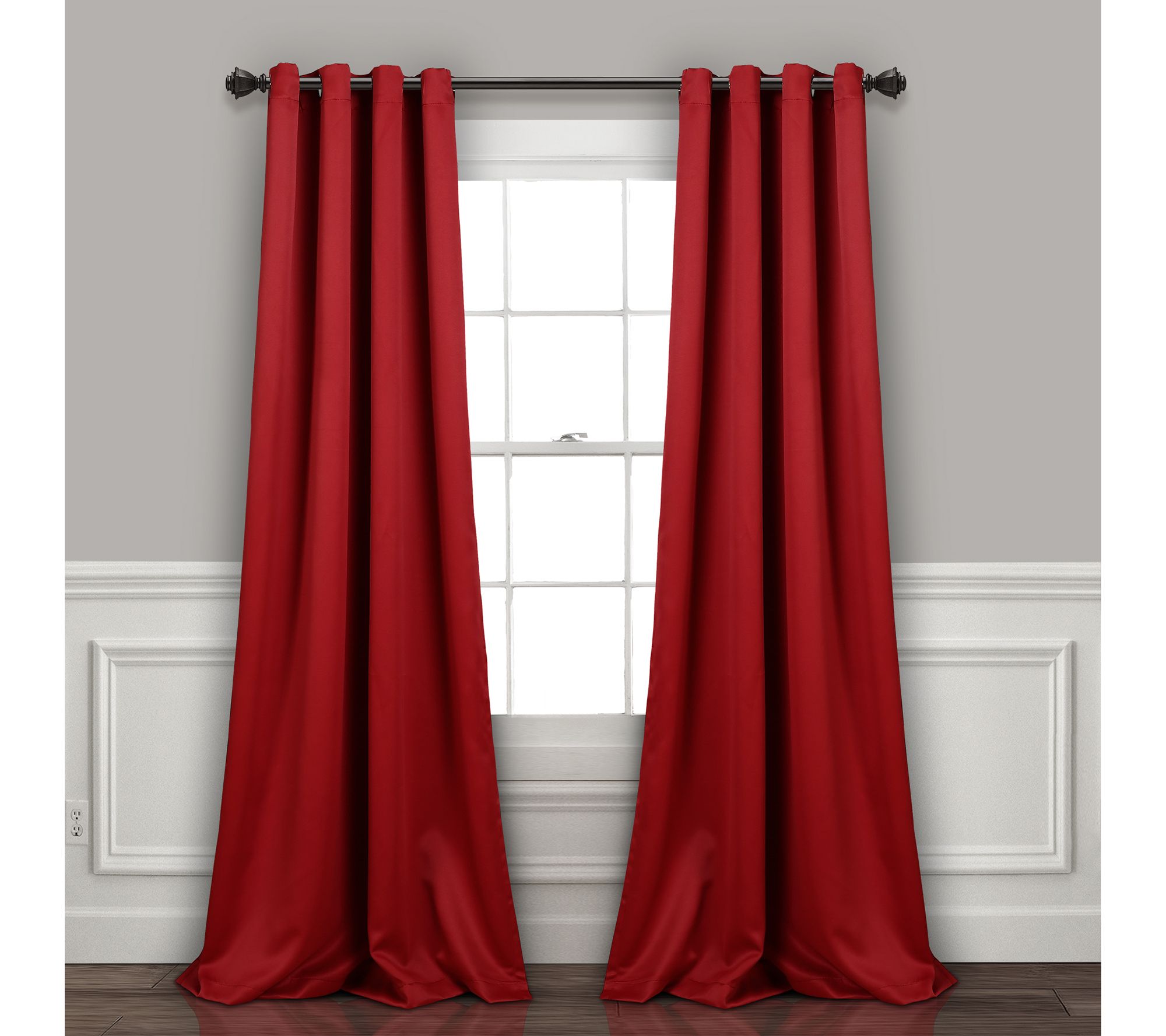 Grommet Blackout 52" x 84" Window Curtains by Lush Decor