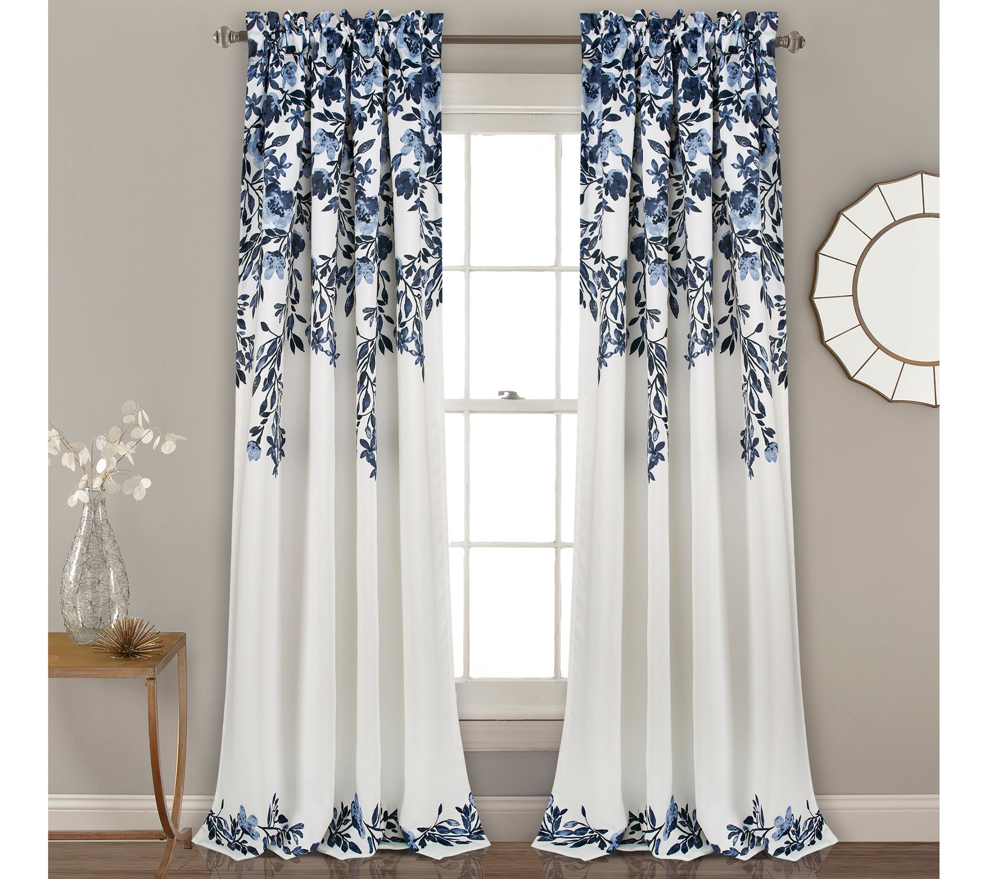 Tanisha Set of 2 Room Darkening Window Panels by Lush Decor