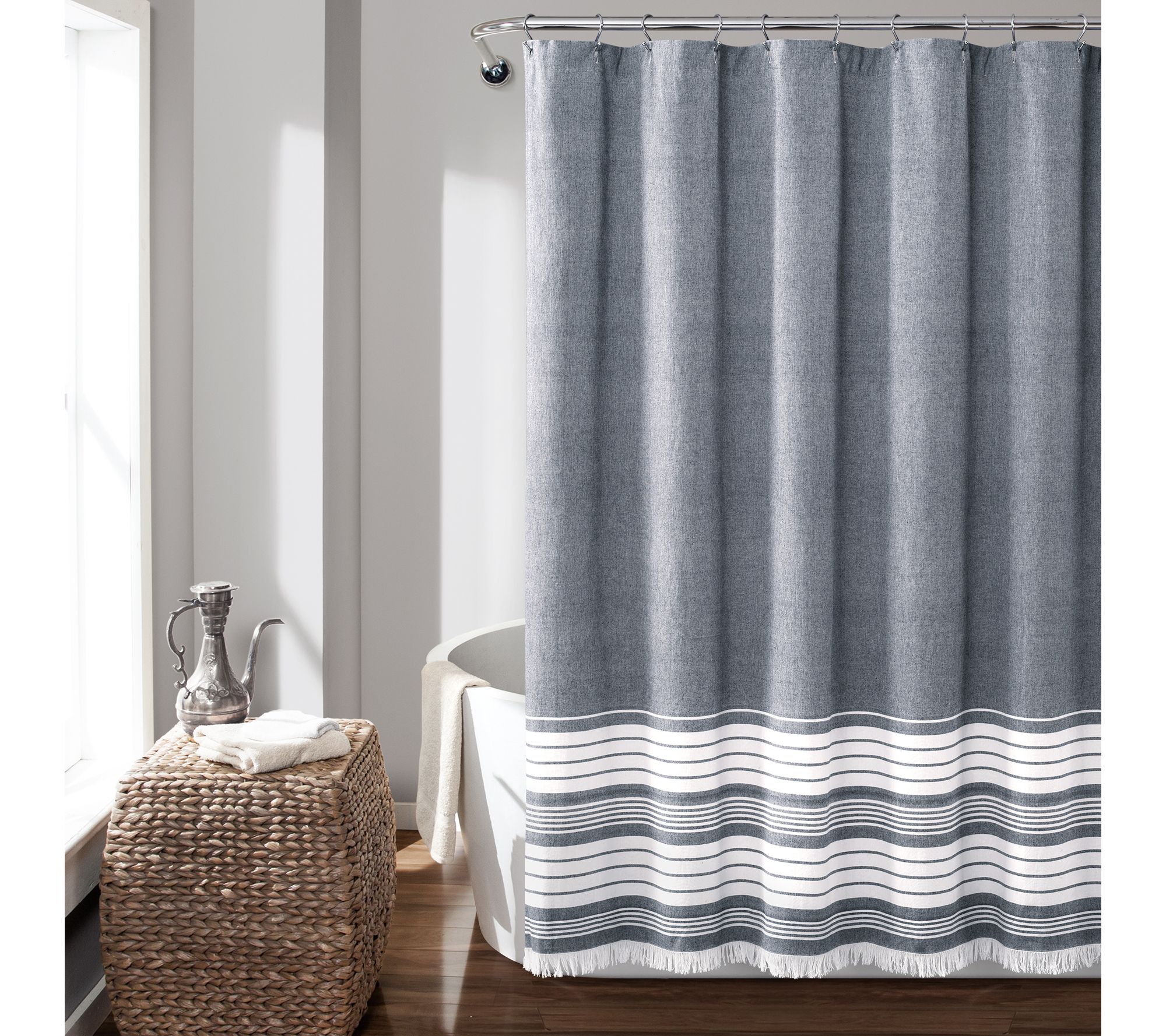 Nantucket Yarn 72" x 72" Shower Curtain by LushDecor