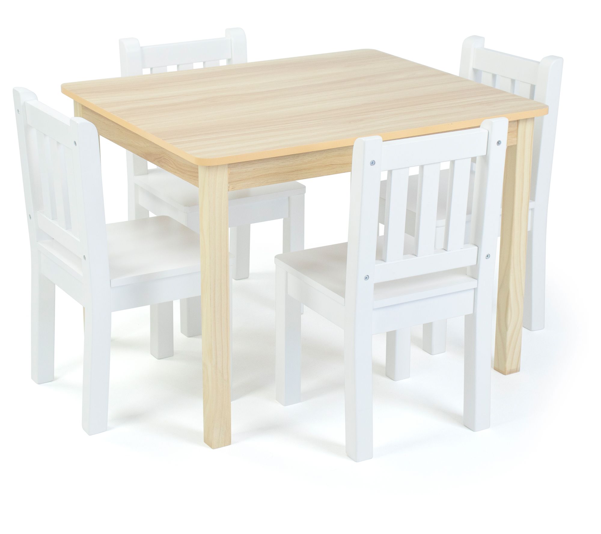 Kids wooden table store and 4 chairs