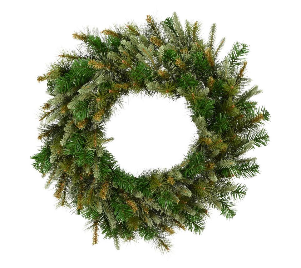 Vickerman 30" Cashmere Artificial Christmas Wreath, Unlit