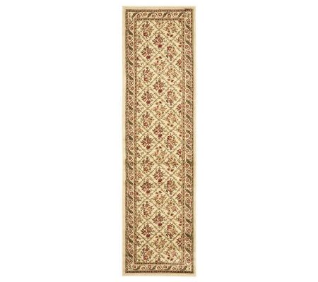 Lyndhurst Floral Lattice Power Loomed 2'3" x 8'Runner