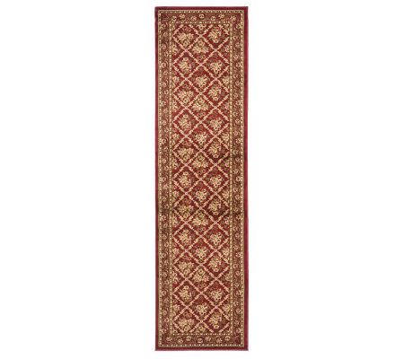 Lyndhurst Floral Lattice Power Loomed 2'3" x 8'Runner