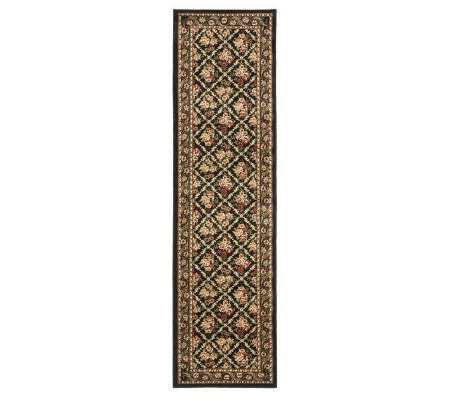 Lyndhurst Floral Lattice Power Loomed 2'3" x 8'Runner