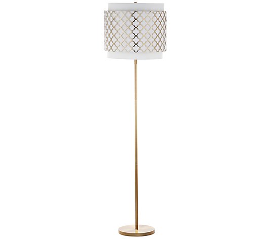 Priscilla Floor Lamp By Safavieh Qvc Com, Qvc Floor Lamps