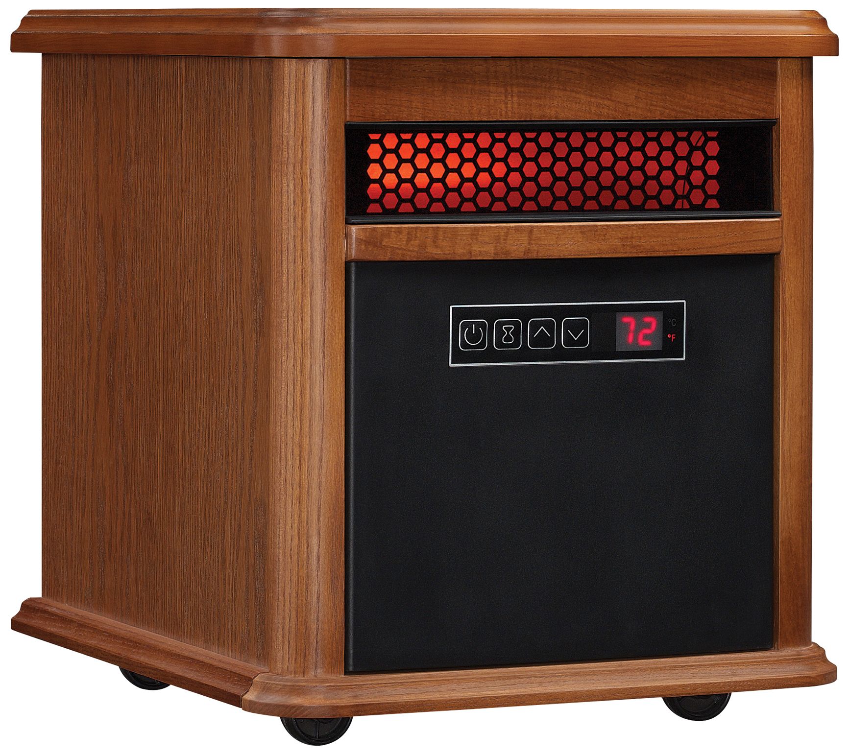 Duraflame Rolling Infrared Quartz Heater on Casters w/ Remote - QVC.com