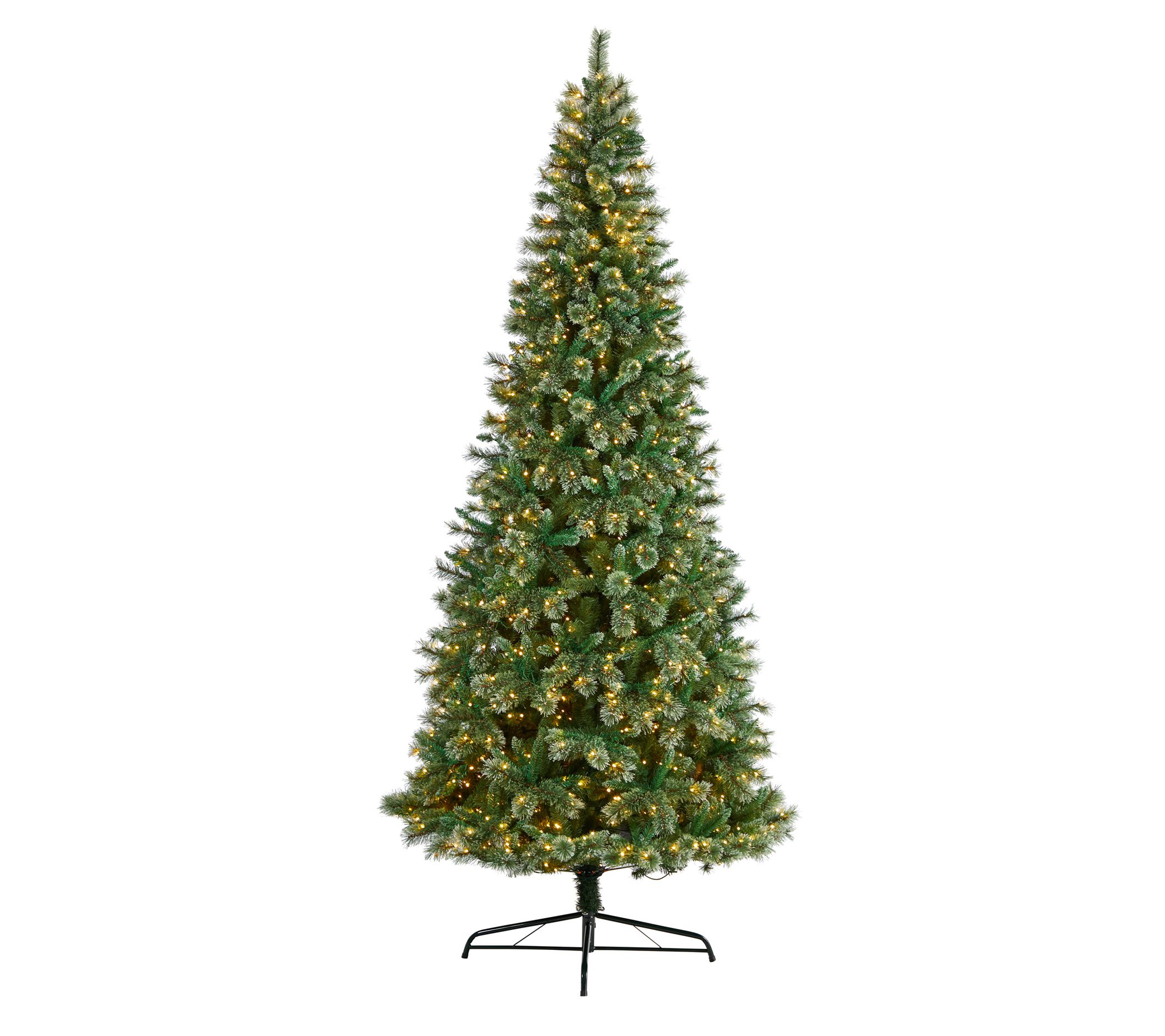Nearly Natural 10' Wisconsin Slim Snow Tip PineChristmas Tree