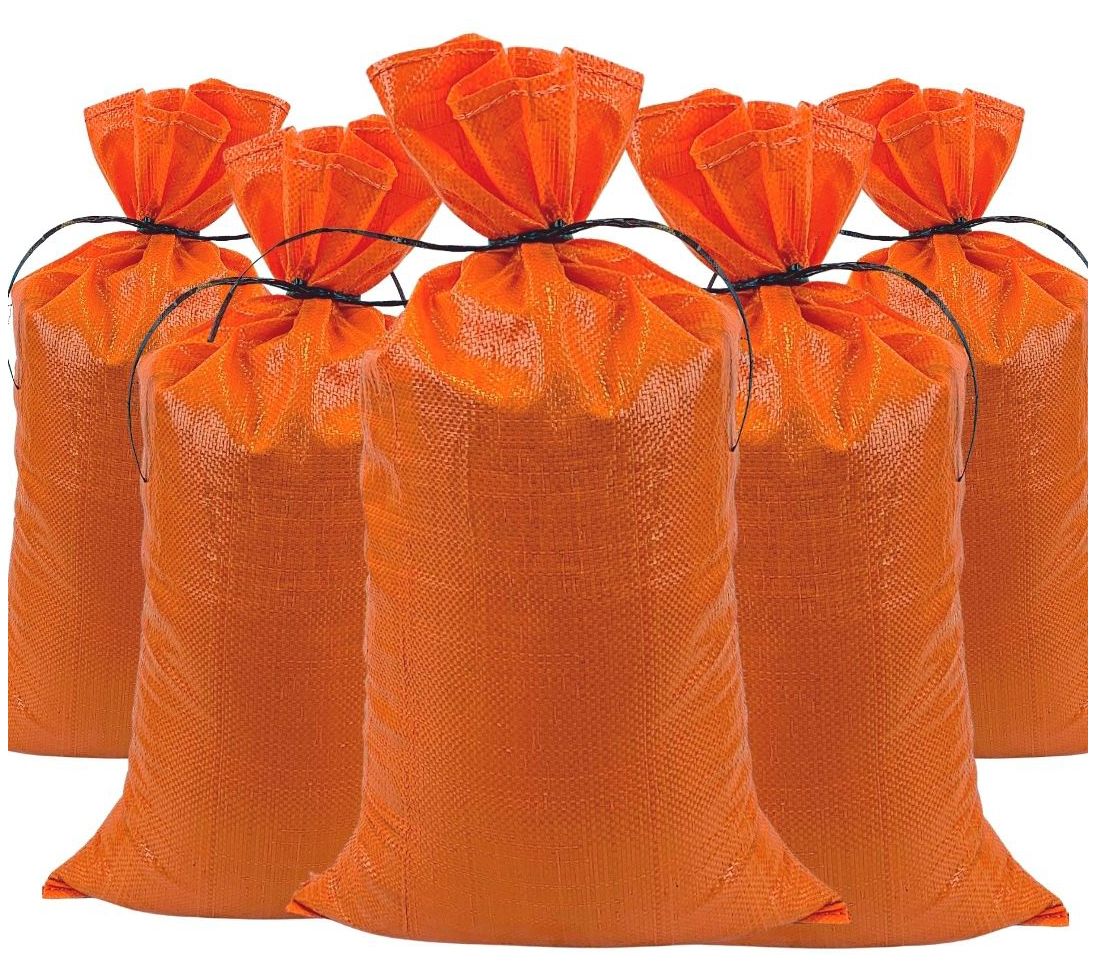 DuraSack 20 Pack Heavy Duty Empty Sand Bags with Tie Strings