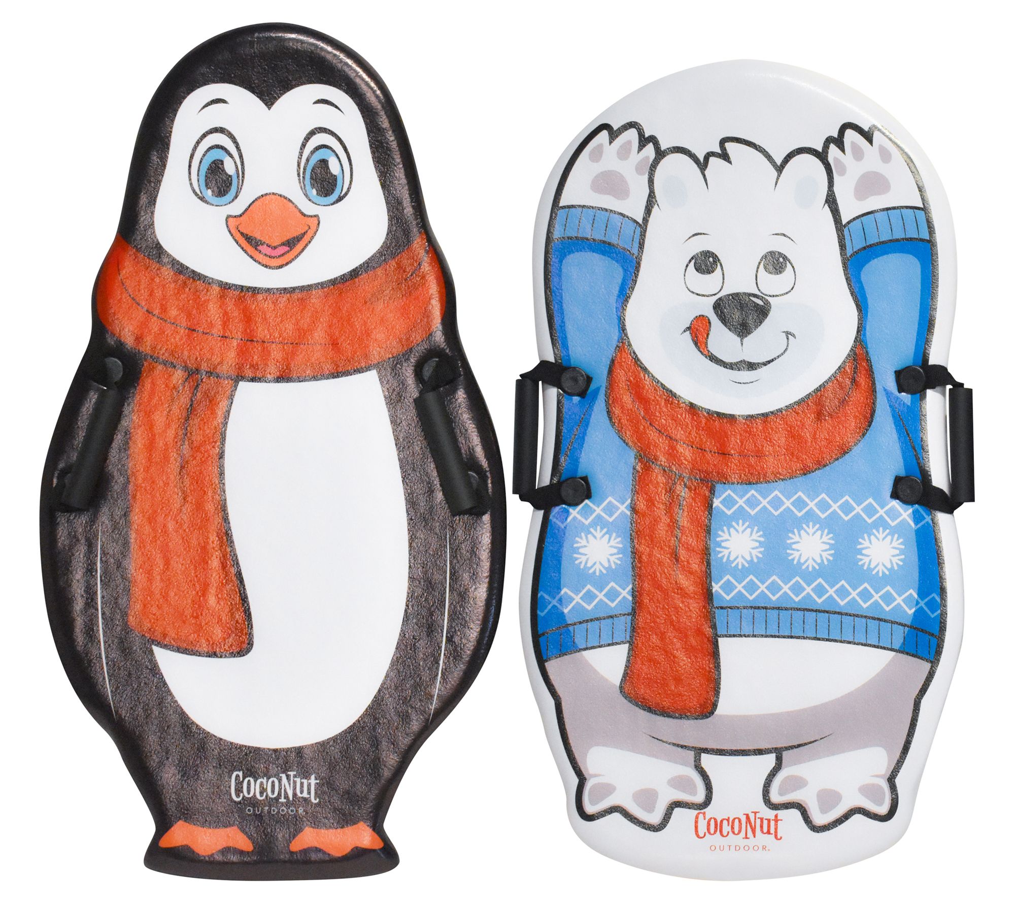 CocoNut Outdoor Polar Bear & Penguin Foam Sled undle