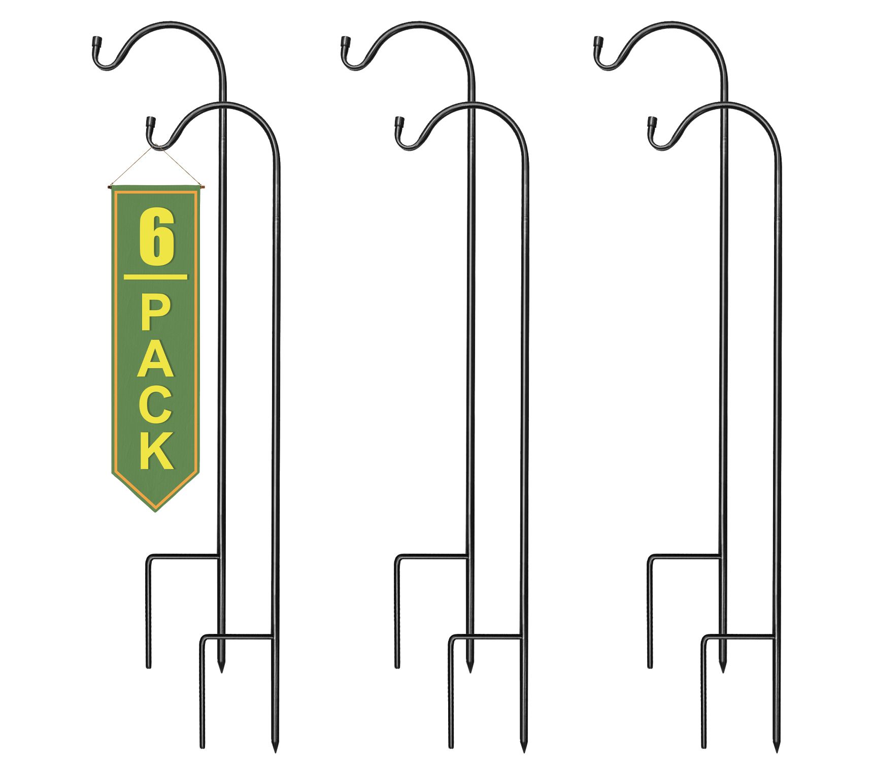 Sorbus Set of 6 Extendable Gar den Planter Sta kes