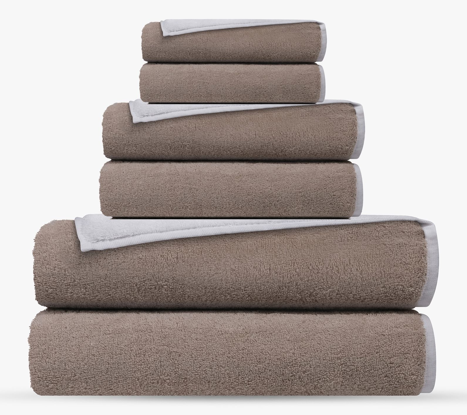 Depera Home Double Face 6 pcs Turkish Towels Set