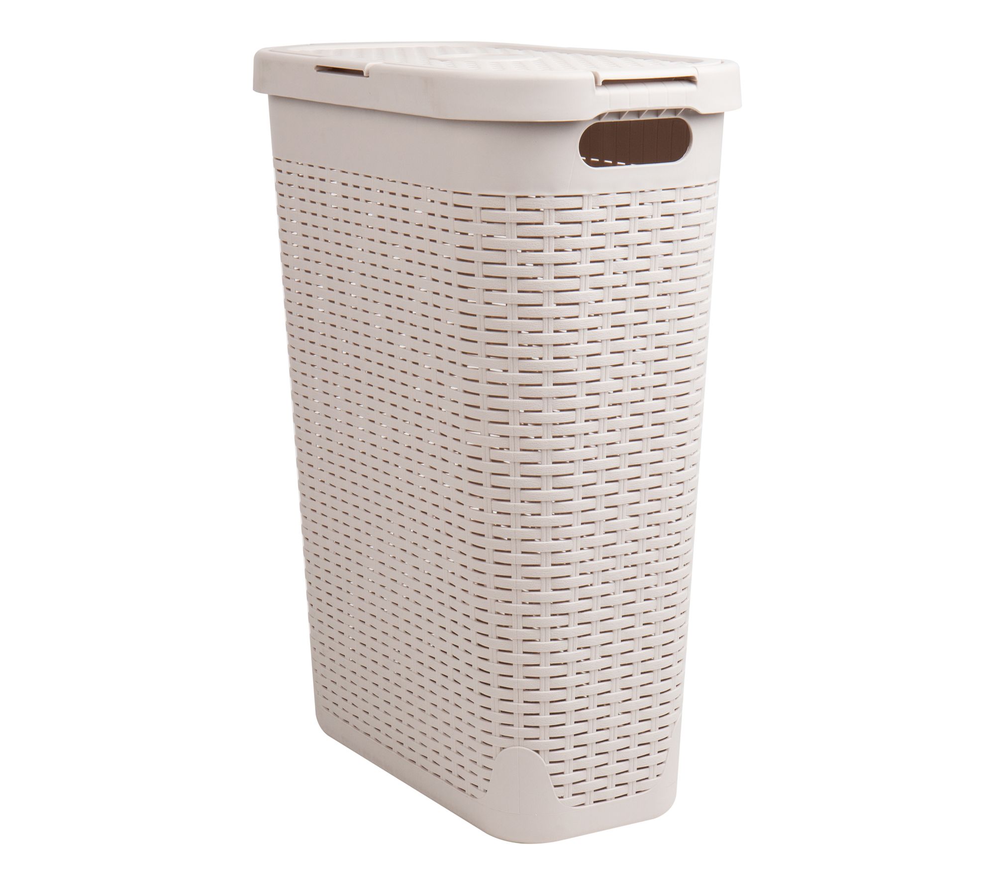 Mind Reader 40L Slim Laundry Hamper with Lid /Clothes Basket