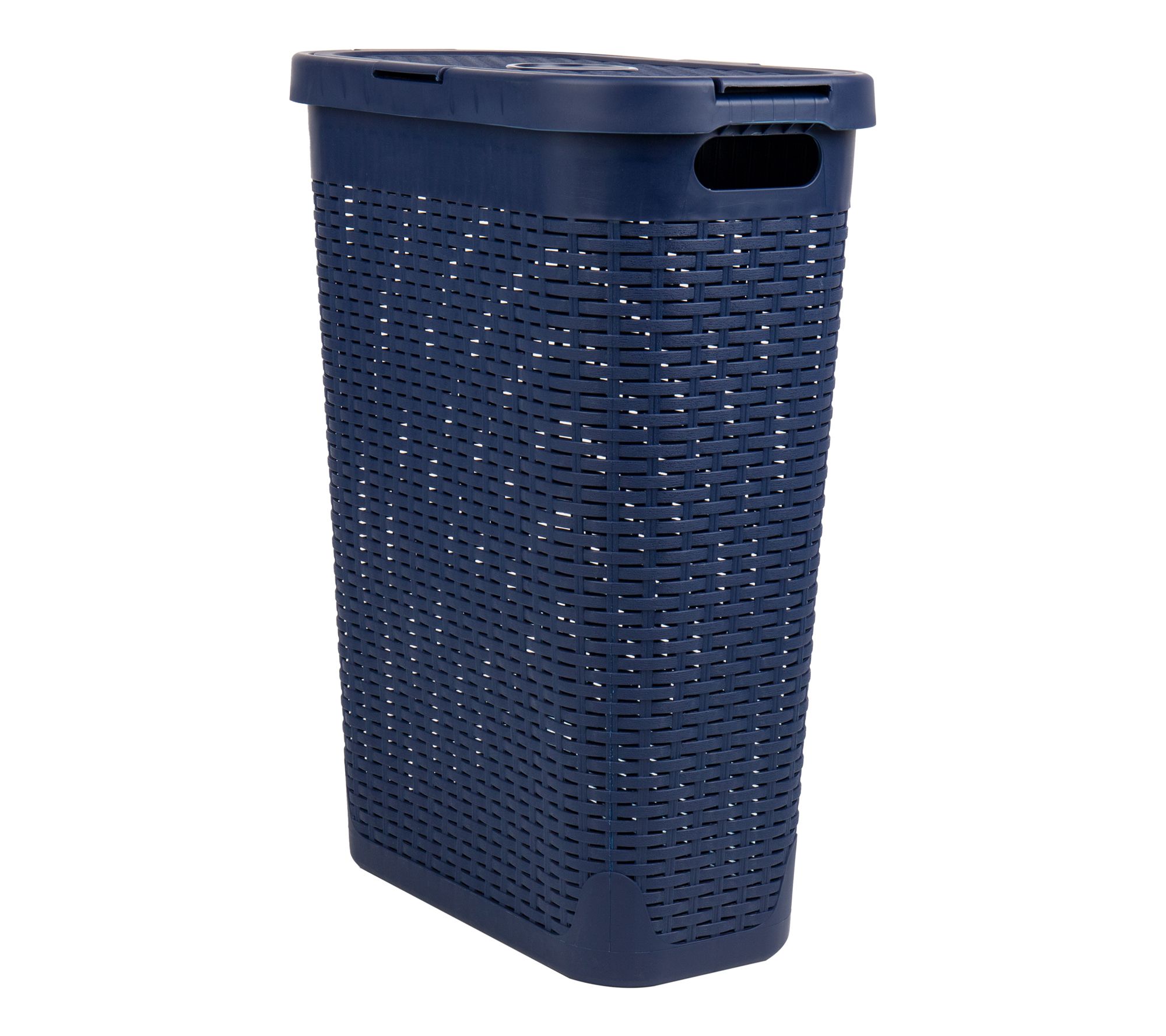 Mind Reader 40L Slim Laundry Hamper with Lid /Clothes Basket