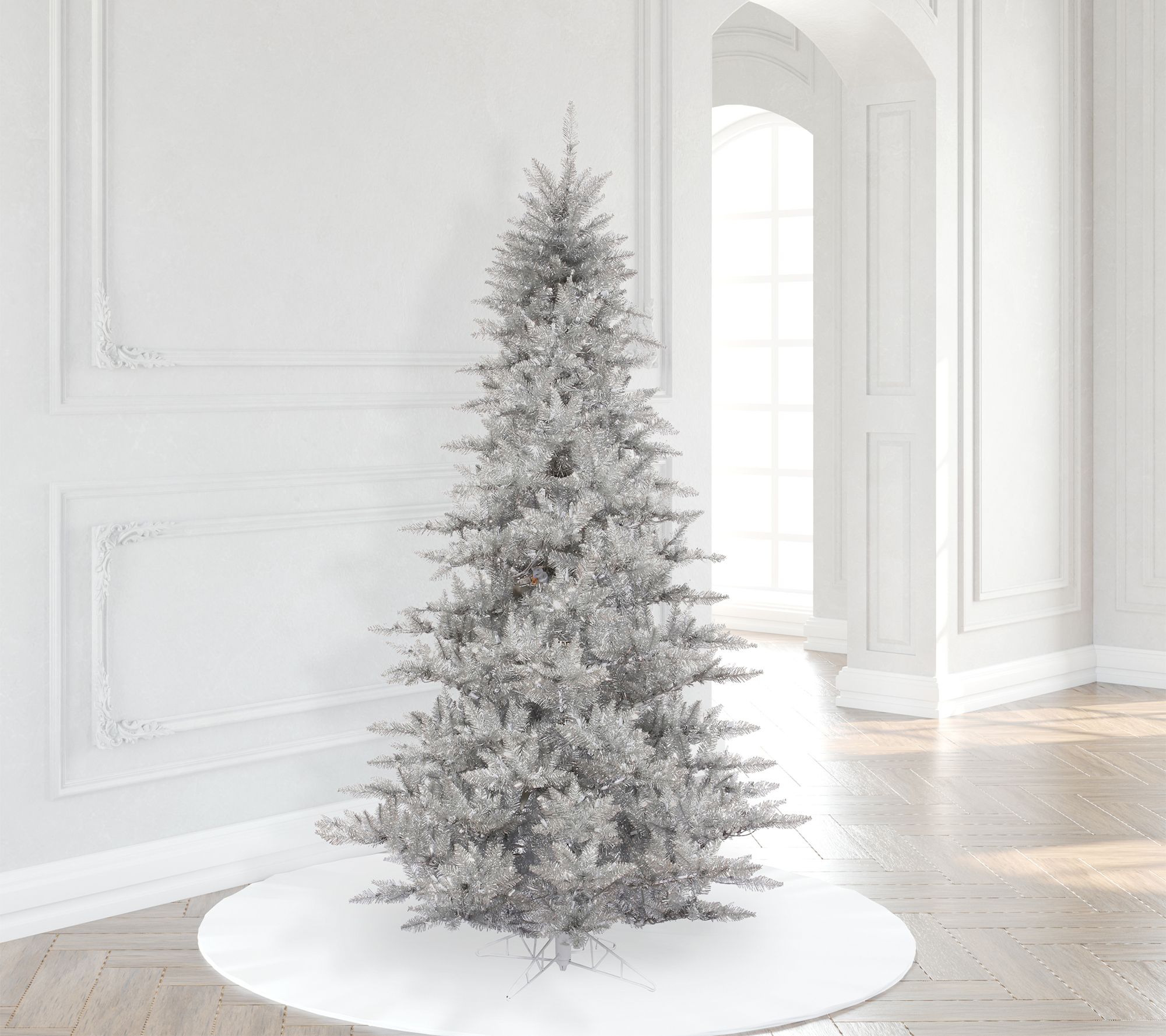 Vickerman 6.5' Silver Fir Artificial ChristmasTree Unlit