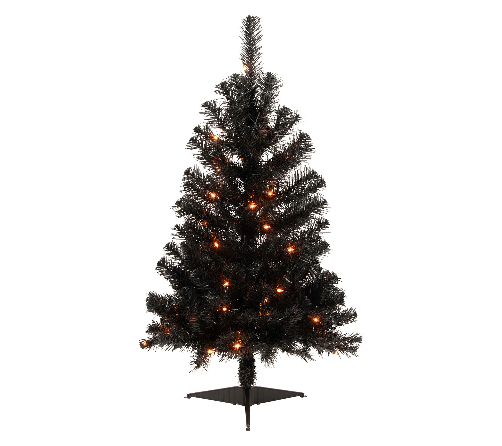 Northlight Prelit Noble Spruce Halloween Tree 3'