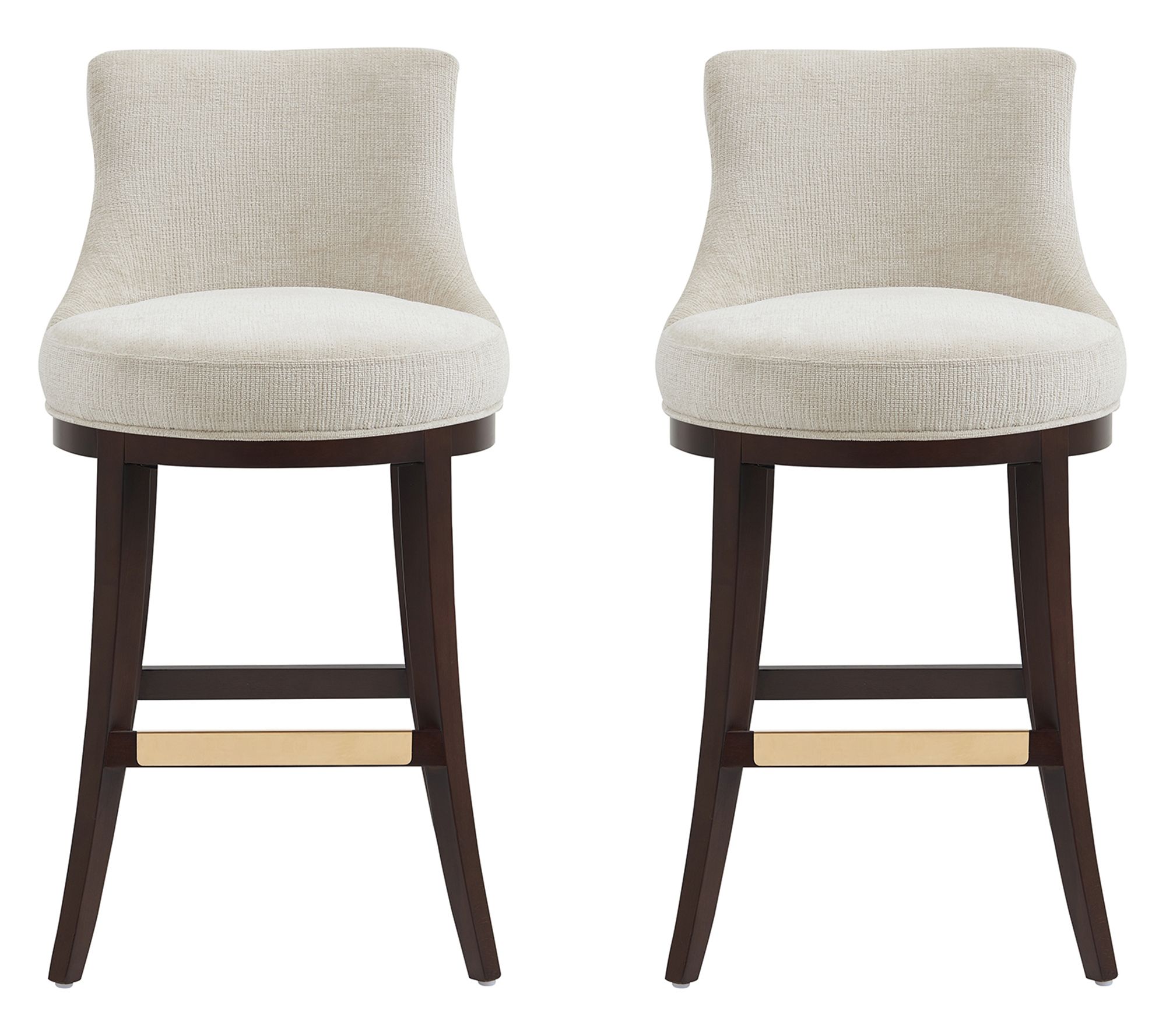 Manhattan Comfort Lucia Barstool - Set of 2