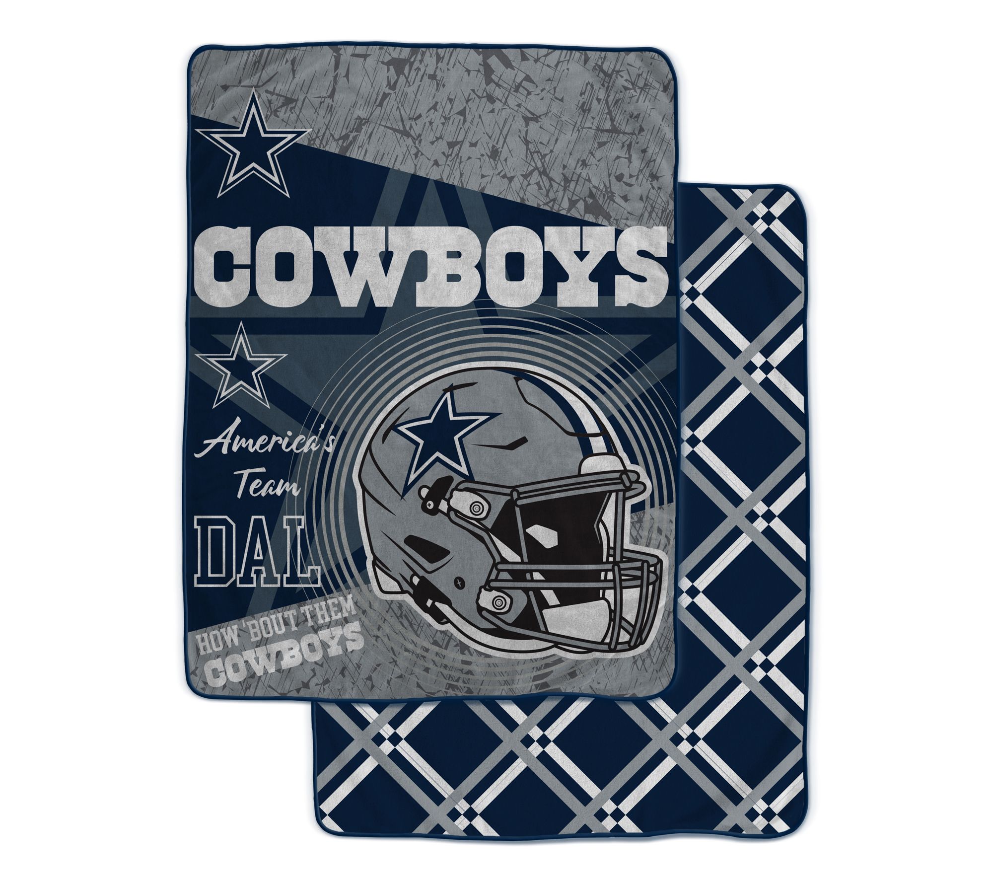 NFL Officially Licensed 60"x80" Fleece & Sherpa Back Throw