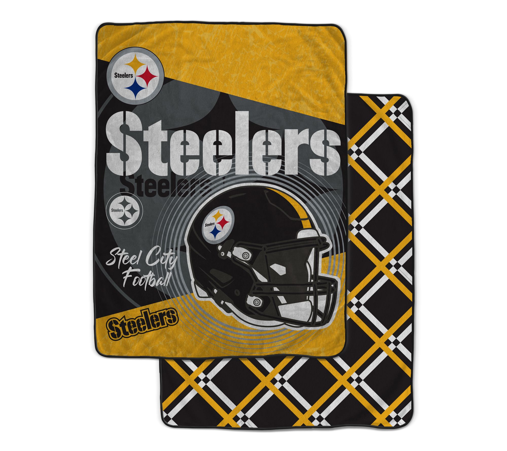 NFL Officially Licensed 60"x80" Fleece & Sherpa Back Throw