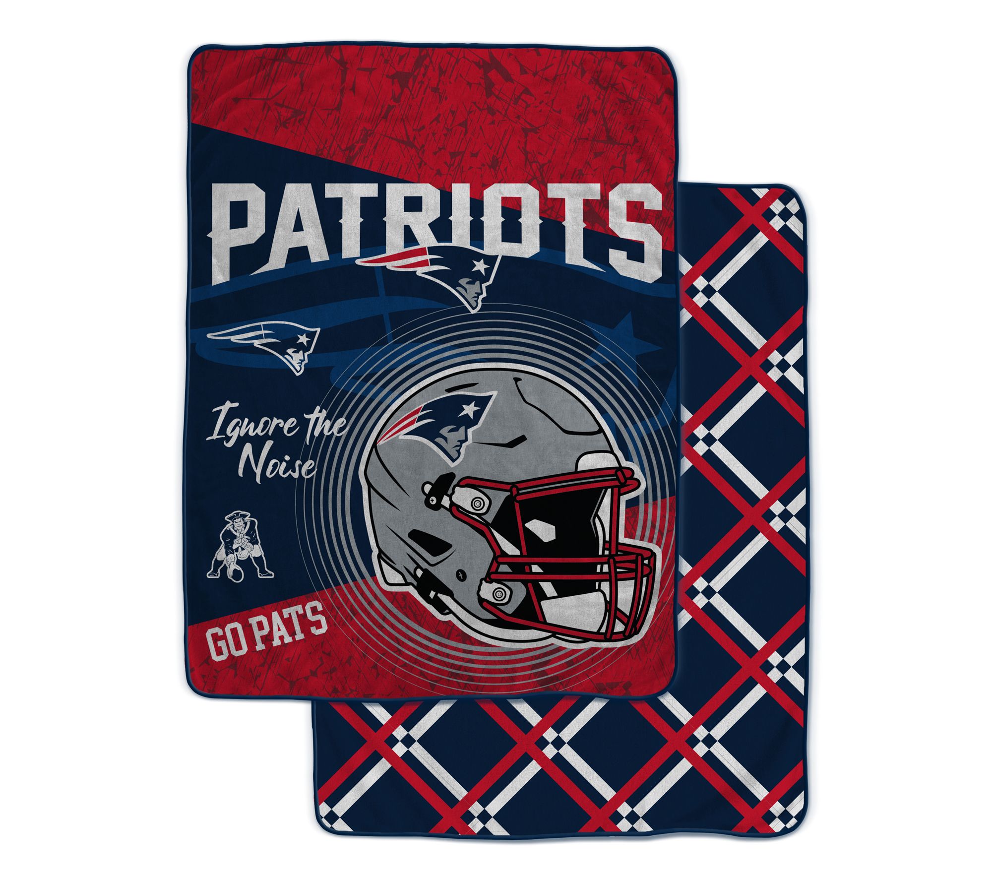 NFL Officially Licensed 60"x80" Fleece & Sherpa Back Throw