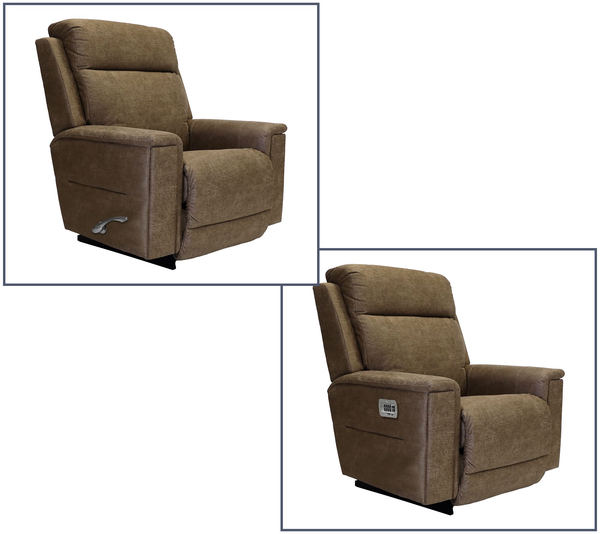 La-Z-Boy Ace Manual or Power XR+ Recliner w/ Cup Holders