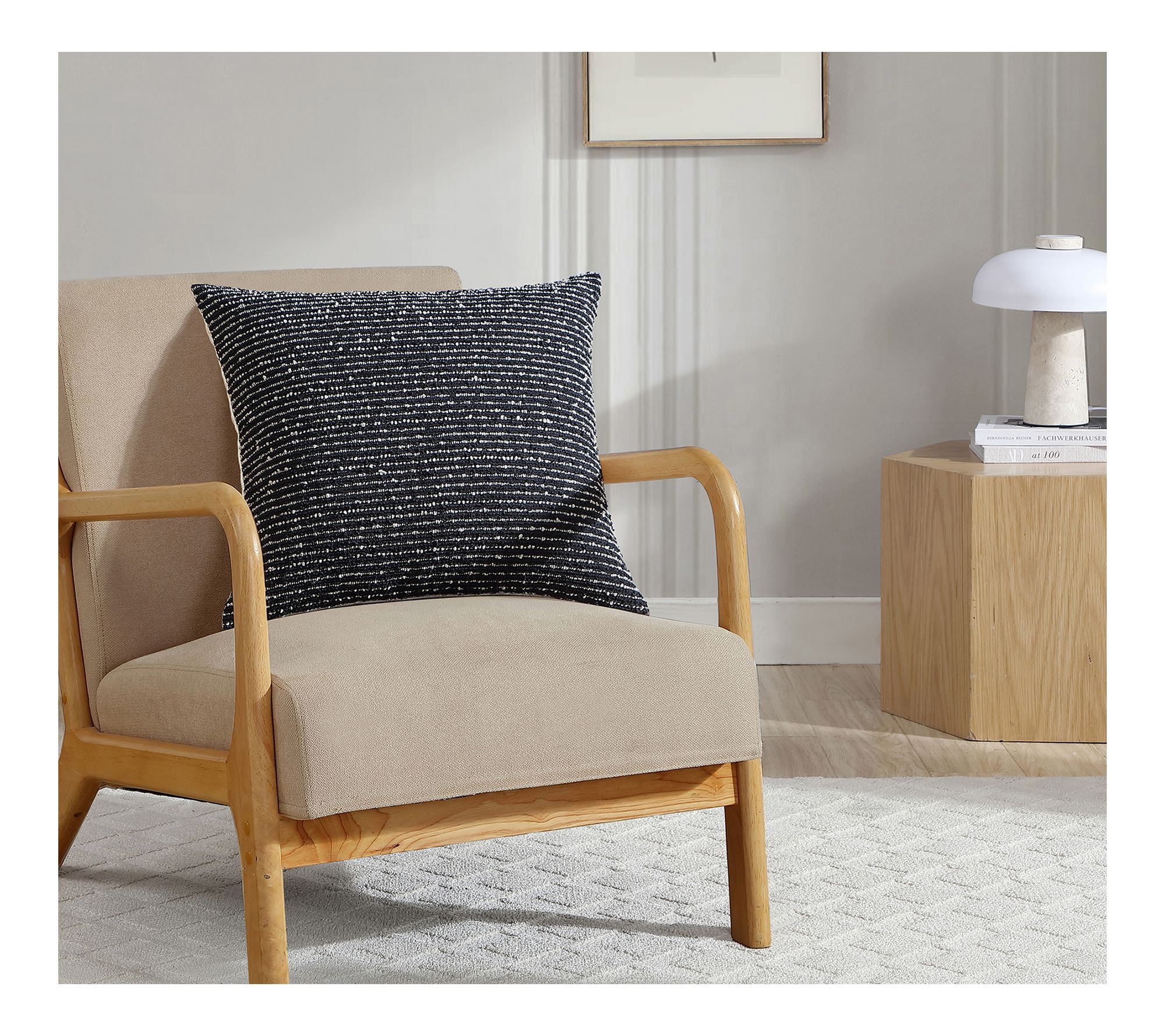 Tahari Home Emmy Horizontal Stripe Decorative Pillow