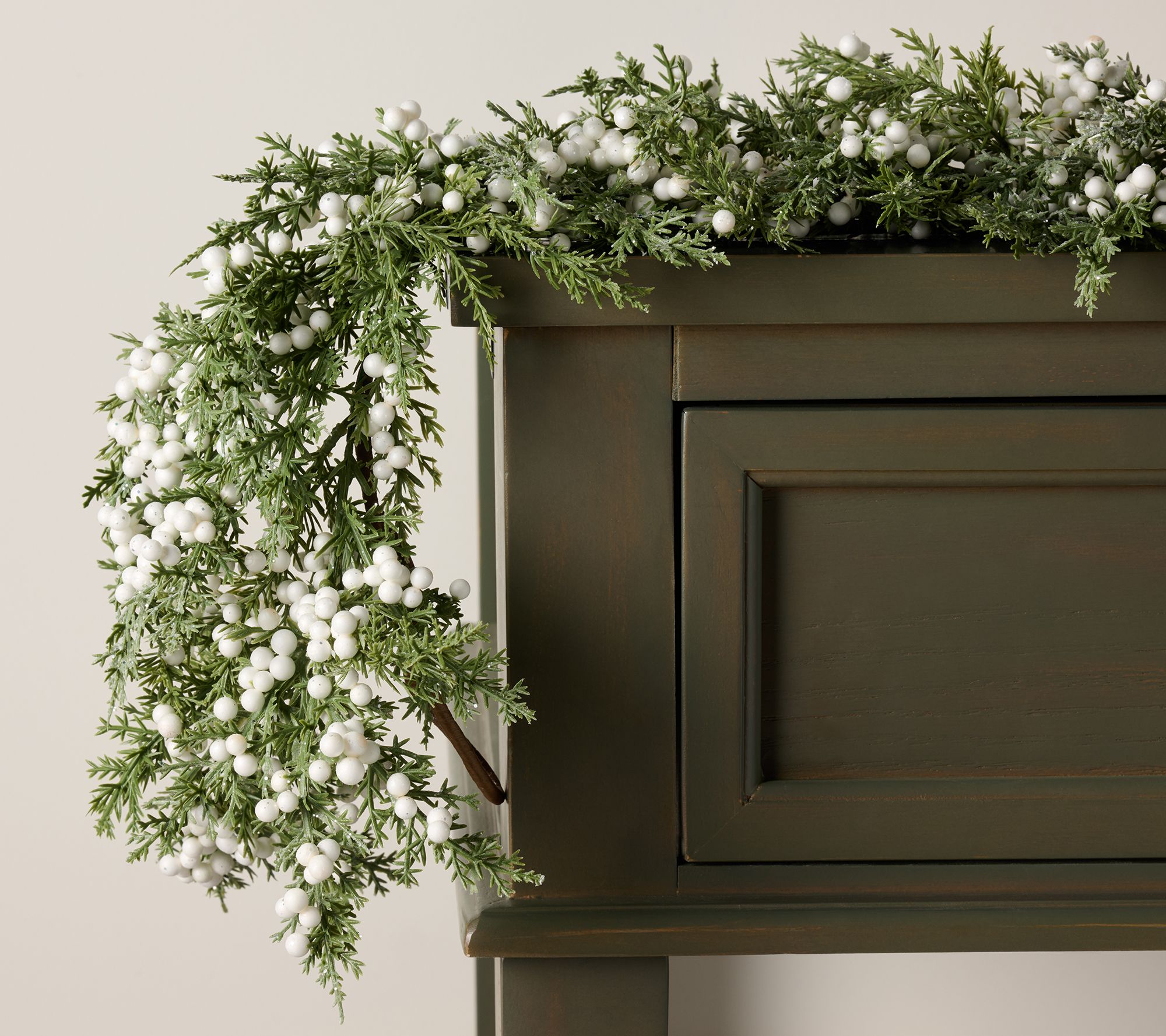 24" Berry and Cedar Garland by Valerie