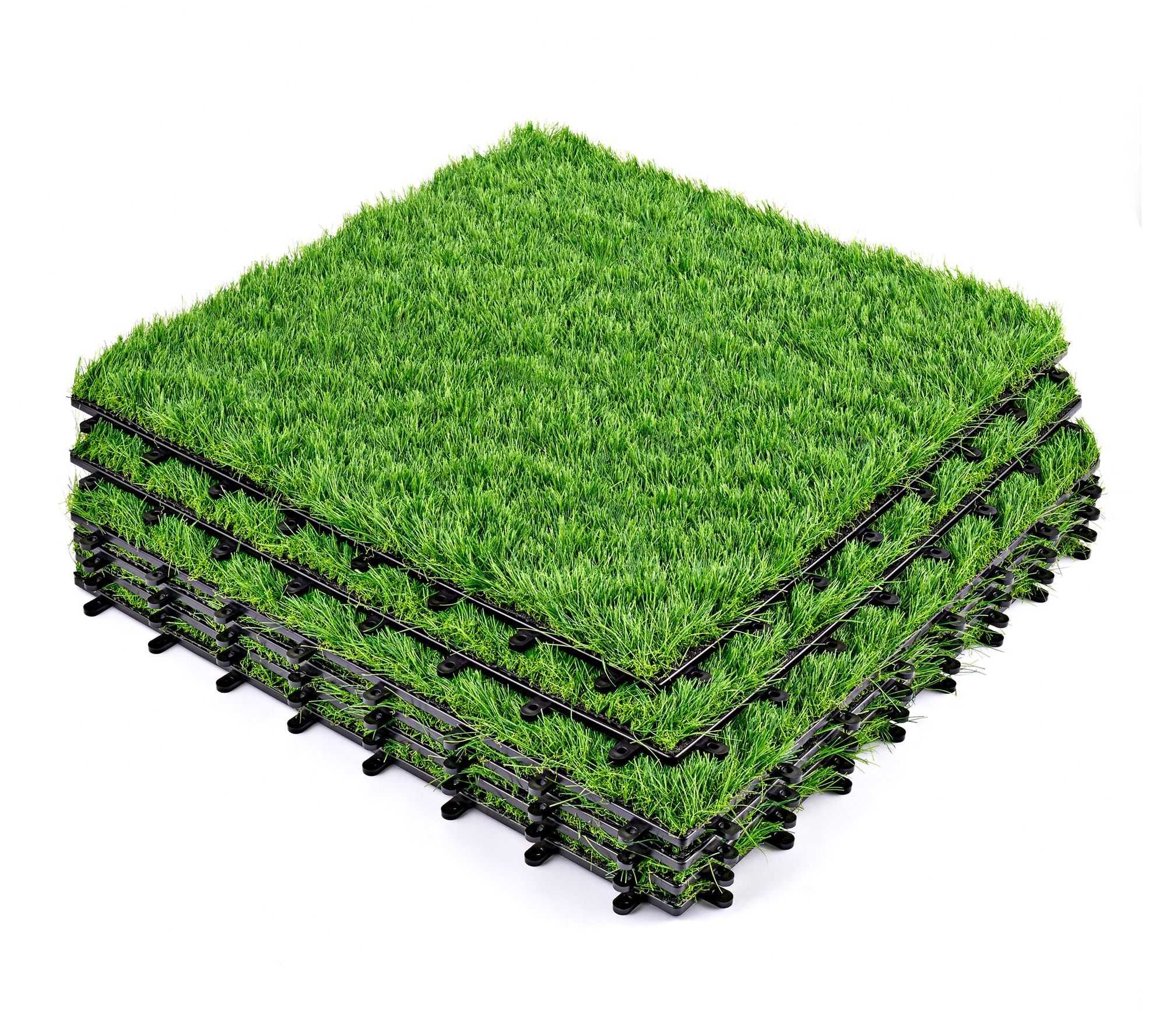Sorbus Artificial Grass Tiles (24 Sq. Ft) - 24"x24" 6 Mats