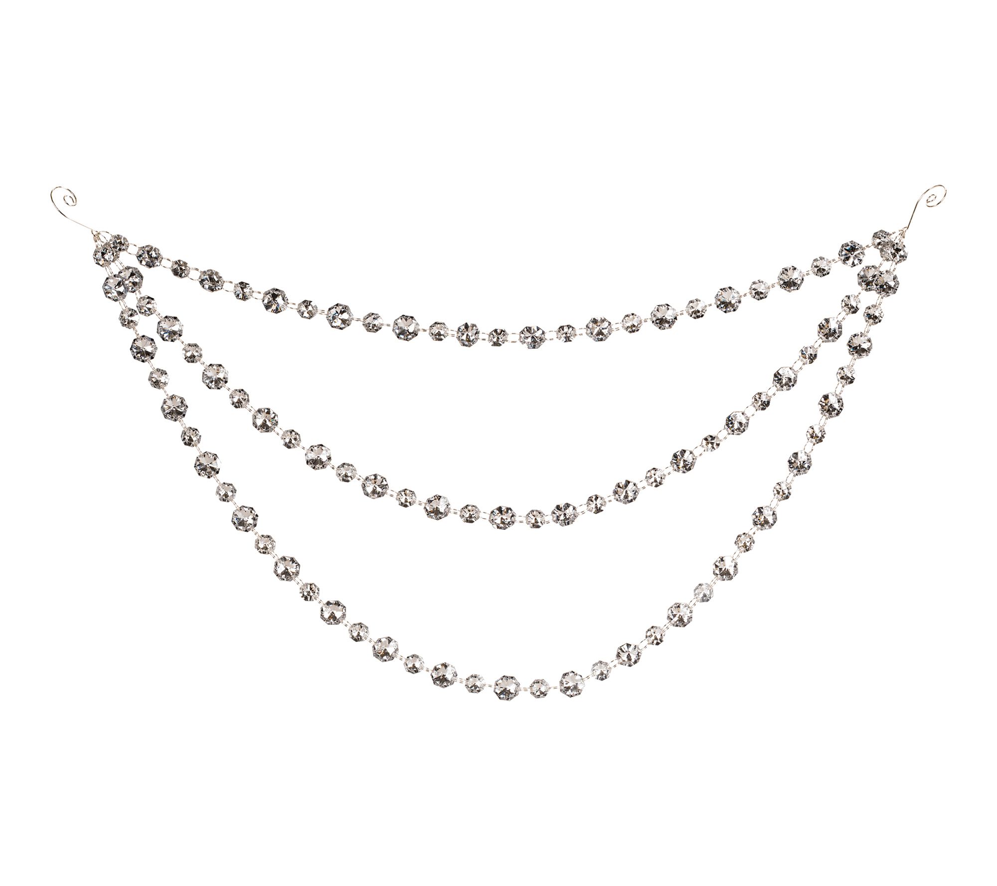 Melrose Triple Strand Bead Garland (Set of 2)