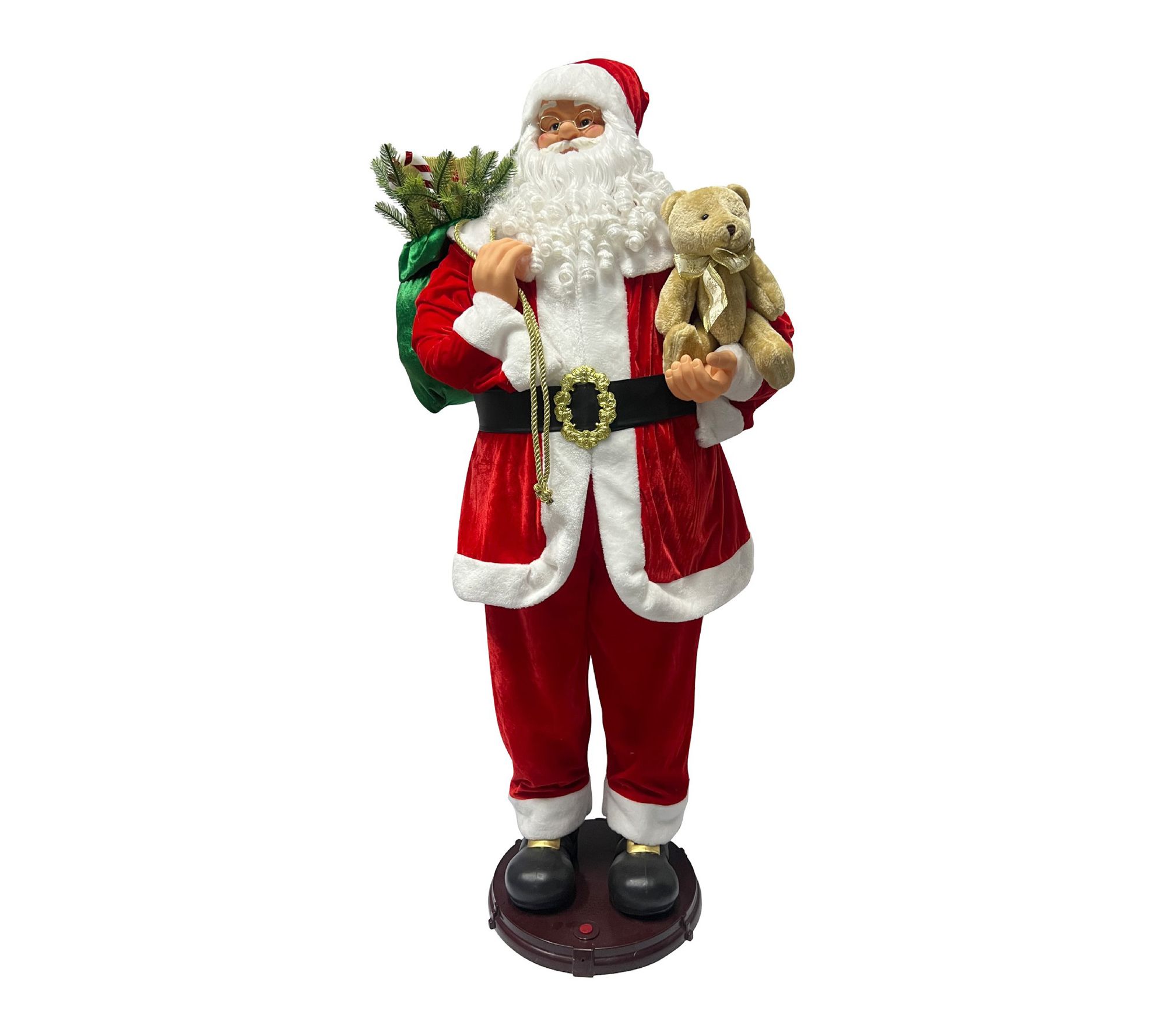 Fraser Hill Farm 4.9-Ft. Animated Musical Dancing Santa