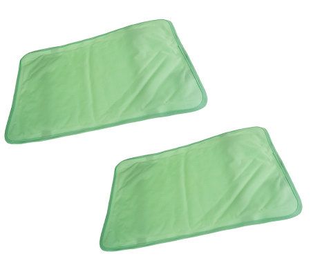 Self cooling outlet pillow pad