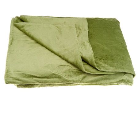 Sunbeam Royal Faux Mink Heated Blanket - QVC.com