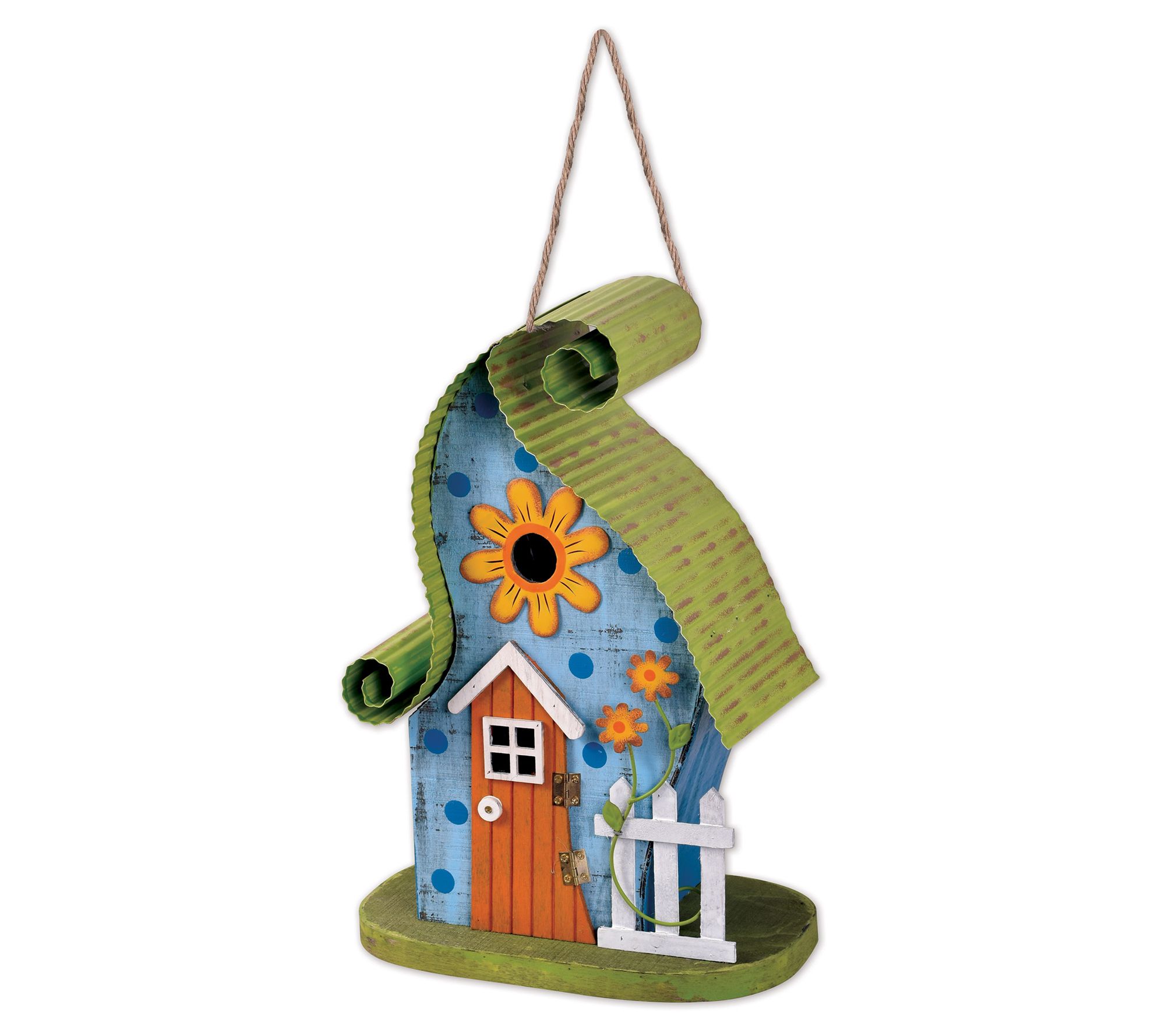 SVD Blue Rustic Birdhouse