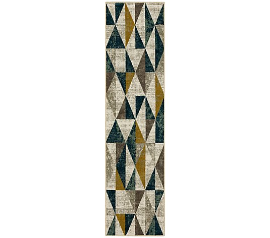 Scott Living Absolute Teal 2' x 8' Area Rug