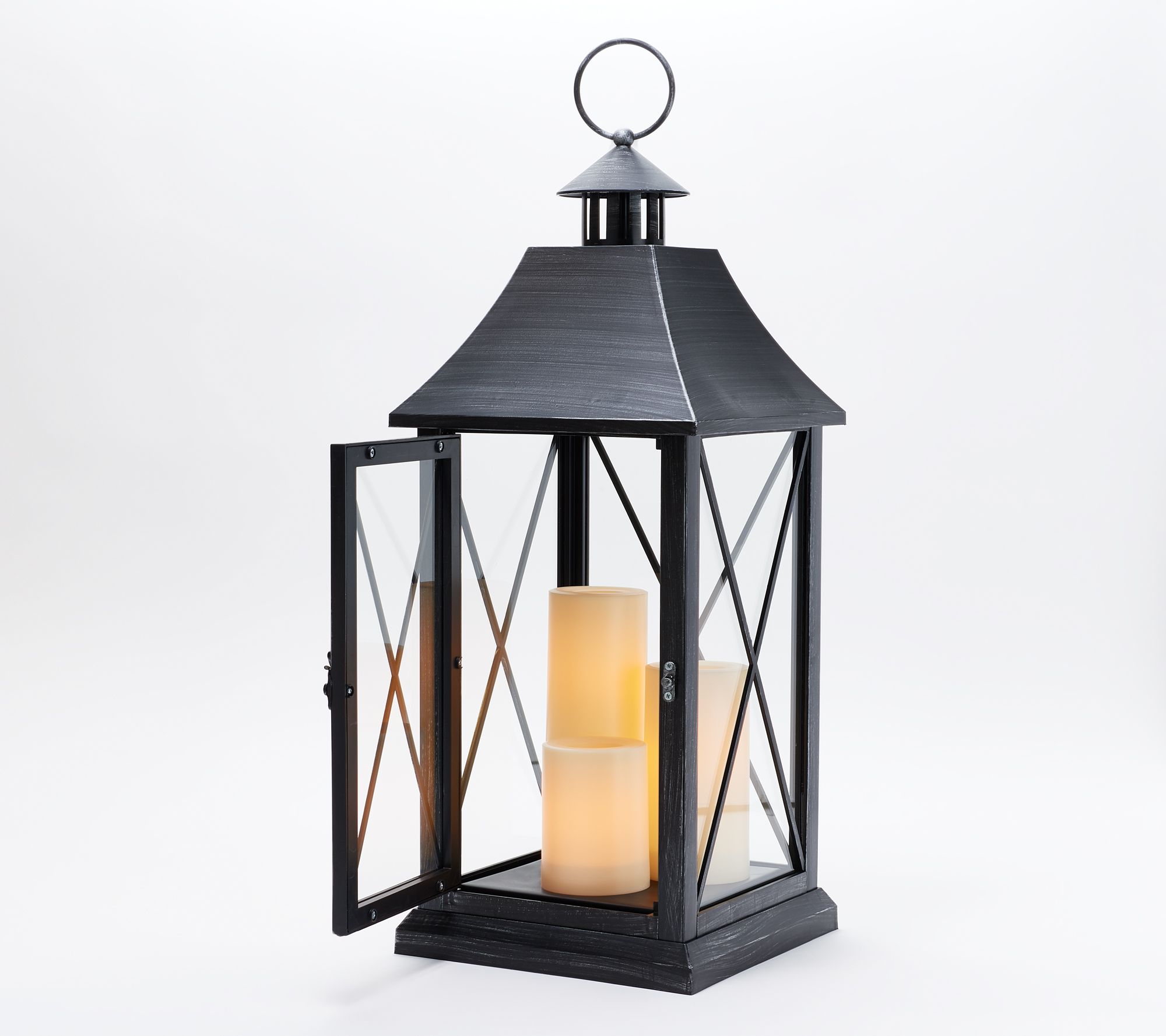 Candle Impressions 23" Indoor/outdoor Willow Resin Lantern