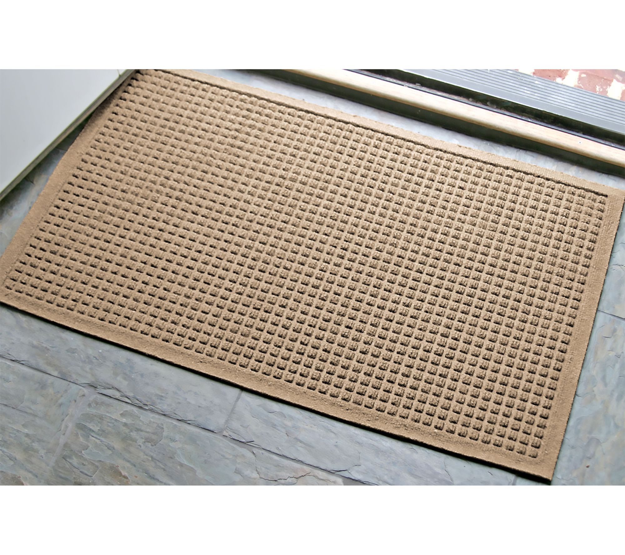 Aqua Shield Squares 23" x 35" Indoor Outdoor Do or Mat
